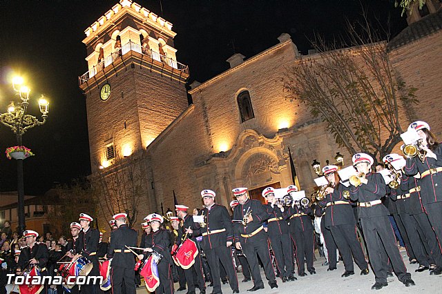 Procesin del Santo Entierro (Recogida) - Viernes Santo noche - Semana Santa Totana 2015 - 113