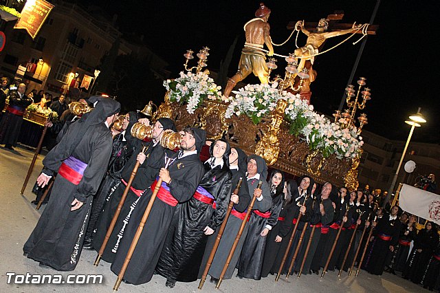 Procesin del Santo Entierro (Recogida) - Viernes Santo noche - Semana Santa Totana 2015 - 114