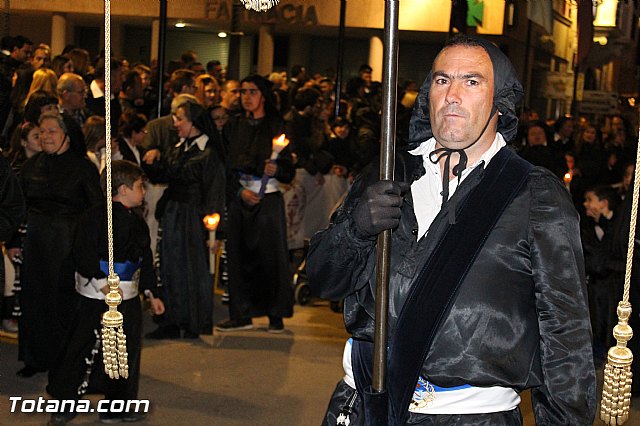 Procesin del Santo Entierro (Recogida) - Viernes Santo noche - Semana Santa Totana 2015 - 119