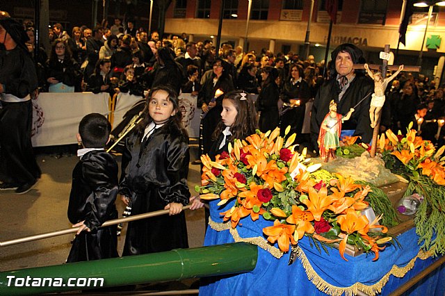 Procesin del Santo Entierro (Recogida) - Viernes Santo noche - Semana Santa Totana 2015 - 121