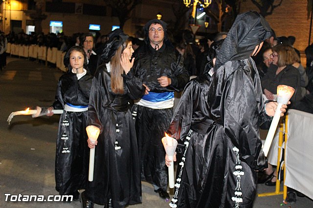 Procesin del Santo Entierro (Recogida) - Viernes Santo noche - Semana Santa Totana 2015 - 122