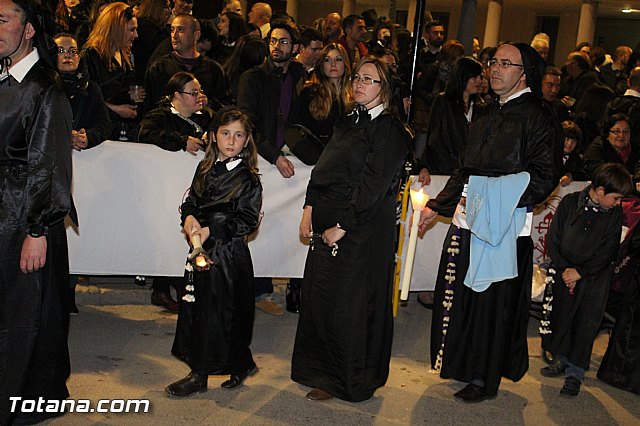 Procesin del Santo Entierro (Recogida) - Viernes Santo noche - Semana Santa Totana 2015 - 126