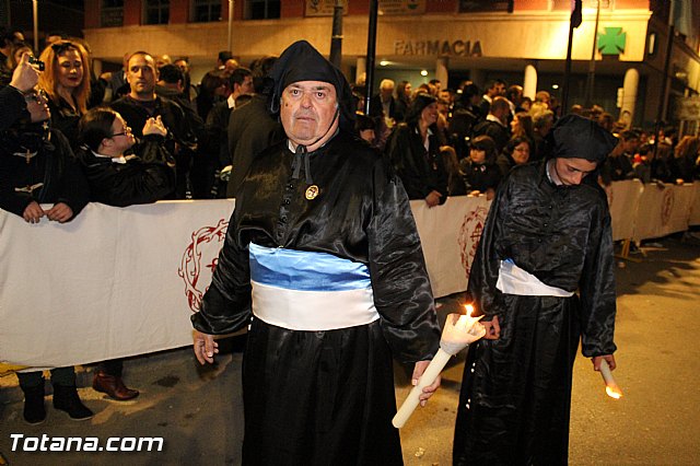 Procesin del Santo Entierro (Recogida) - Viernes Santo noche - Semana Santa Totana 2015 - 127
