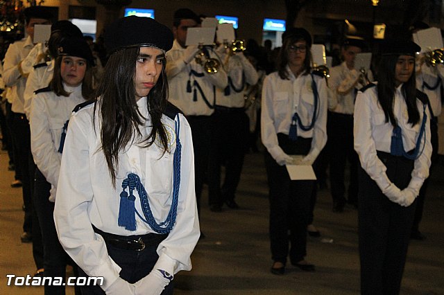 Procesin del Santo Entierro (Recogida) - Viernes Santo noche - Semana Santa Totana 2015 - 131