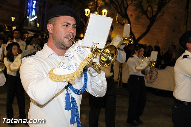 Procesin del Santo Entierro (Recogida) - Viernes Santo noche - Semana Santa Totana 2015 - 134