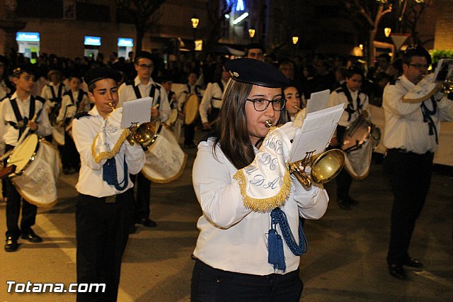 Procesin del Santo Entierro (Recogida) - Viernes Santo noche - Semana Santa Totana 2015 - 135