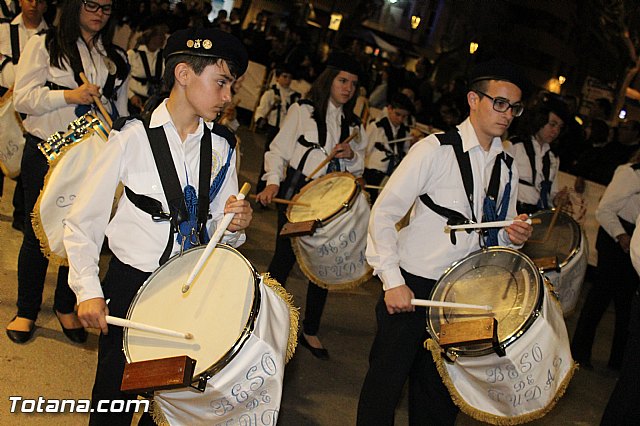 Procesin del Santo Entierro (Recogida) - Viernes Santo noche - Semana Santa Totana 2015 - 136