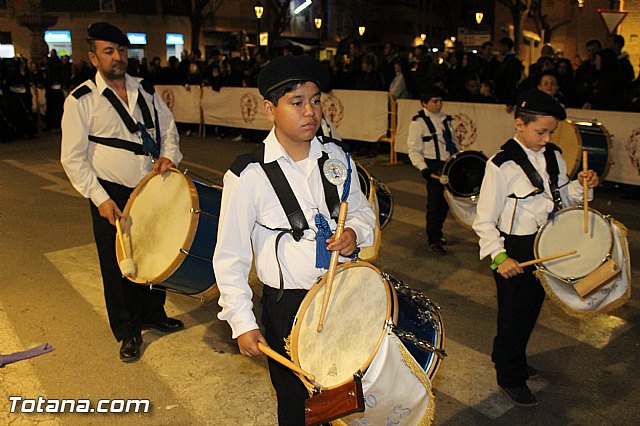 Procesin del Santo Entierro (Recogida) - Viernes Santo noche - Semana Santa Totana 2015 - 138