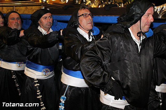 Procesin del Santo Entierro (Recogida) - Viernes Santo noche - Semana Santa Totana 2015 - 143