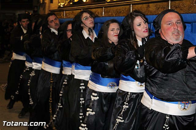 Procesin del Santo Entierro (Recogida) - Viernes Santo noche - Semana Santa Totana 2015 - 145