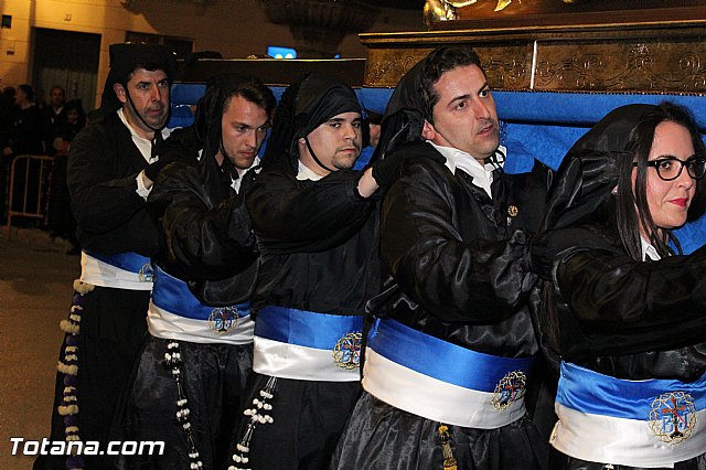 Procesin del Santo Entierro (Recogida) - Viernes Santo noche - Semana Santa Totana 2015 - 146