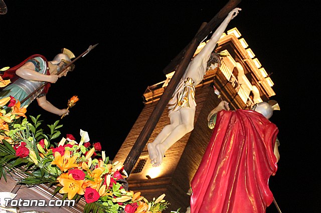 Procesin del Santo Entierro (Recogida) - Viernes Santo noche - Semana Santa Totana 2015 - 148