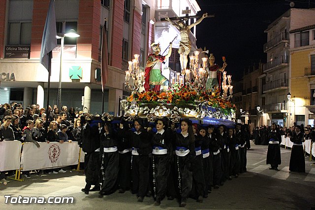 Procesin del Santo Entierro (Recogida) - Viernes Santo noche - Semana Santa Totana 2015 - 159