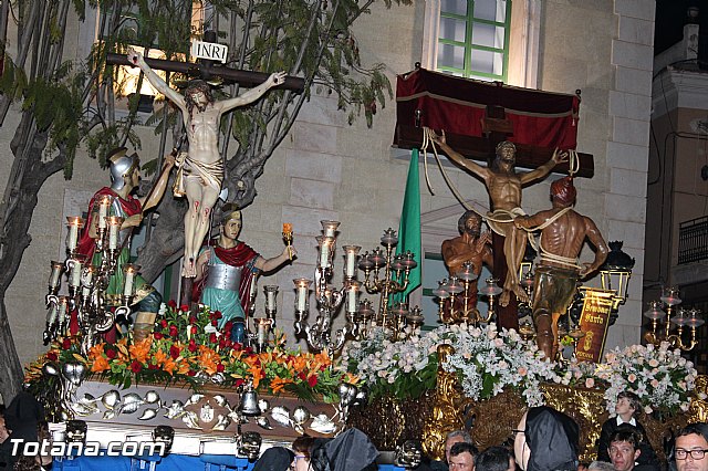 Procesin del Santo Entierro (Recogida) - Viernes Santo noche - Semana Santa Totana 2015 - 162