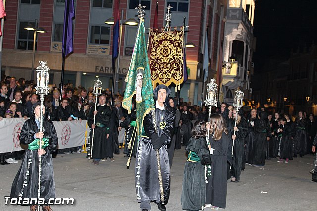 Procesin del Santo Entierro (Recogida) - Viernes Santo noche - Semana Santa Totana 2015 - 166