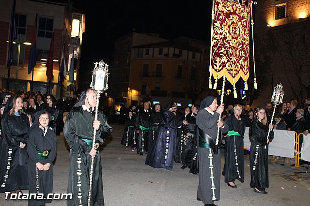 Procesin del Santo Entierro (Recogida) - Viernes Santo noche - Semana Santa Totana 2015 - 167
