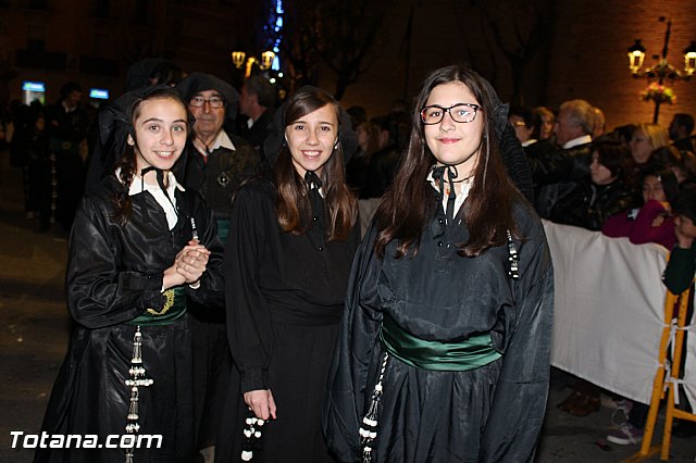 Procesin del Santo Entierro (Recogida) - Viernes Santo noche - Semana Santa Totana 2015 - 171