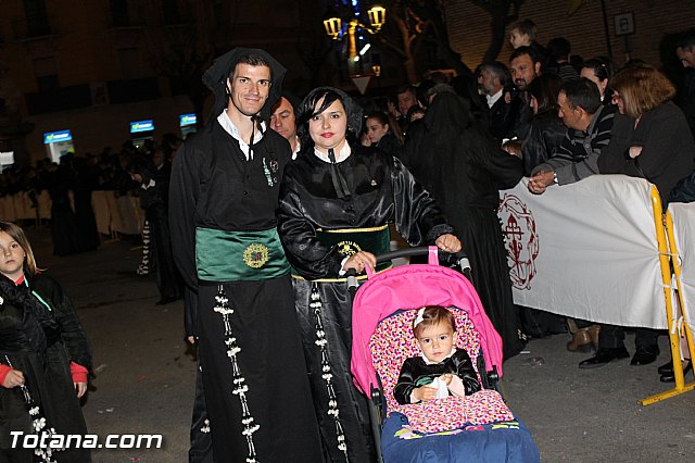 Procesin del Santo Entierro (Recogida) - Viernes Santo noche - Semana Santa Totana 2015 - 172