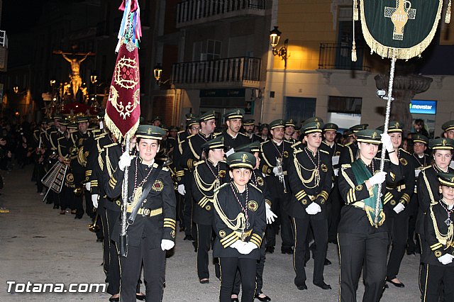 Procesin del Santo Entierro (Recogida) - Viernes Santo noche - Semana Santa Totana 2015 - 176
