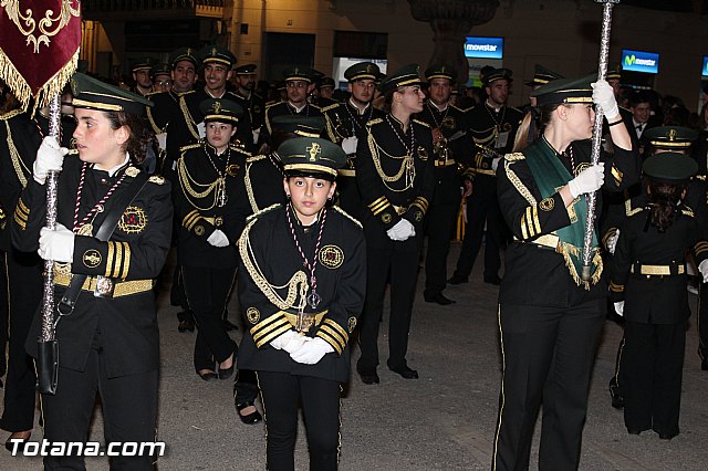 Procesin del Santo Entierro (Recogida) - Viernes Santo noche - Semana Santa Totana 2015 - 177