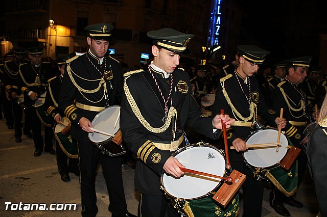 Procesin del Santo Entierro (Recogida) - Viernes Santo noche - Semana Santa Totana 2015 - 186