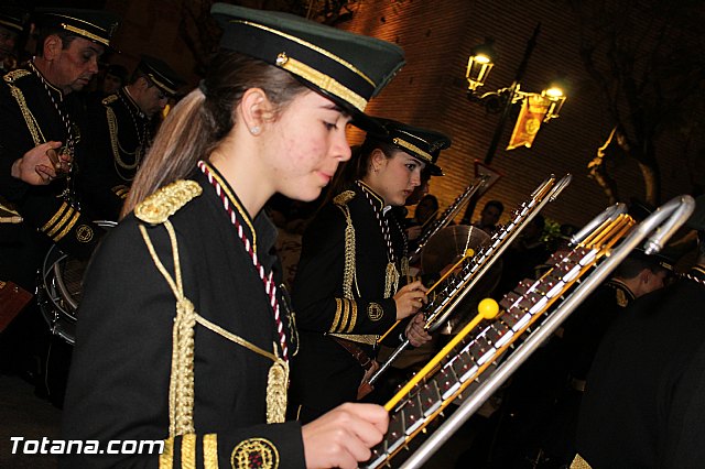 Procesin del Santo Entierro (Recogida) - Viernes Santo noche - Semana Santa Totana 2015 - 187