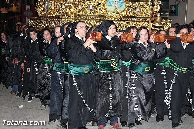 Procesin del Santo Entierro (Recogida) - Viernes Santo noche - Semana Santa Totana 2015 - 191