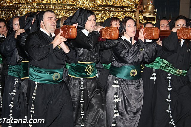 Procesin del Santo Entierro (Recogida) - Viernes Santo noche - Semana Santa Totana 2015 - 192