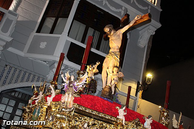 Procesin del Santo Entierro (Recogida) - Viernes Santo noche - Semana Santa Totana 2015 - 196