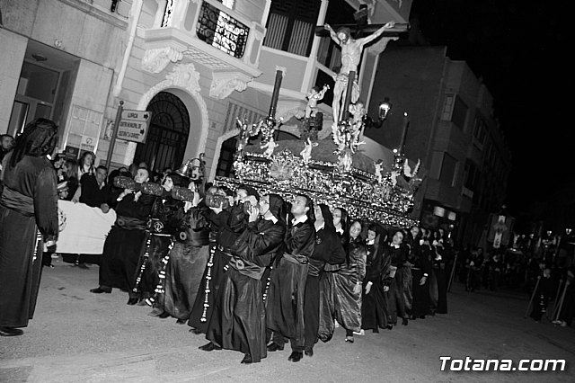 Procesin del Santo Entierro (Recogida) - Viernes Santo noche - Semana Santa Totana 2015 - 197