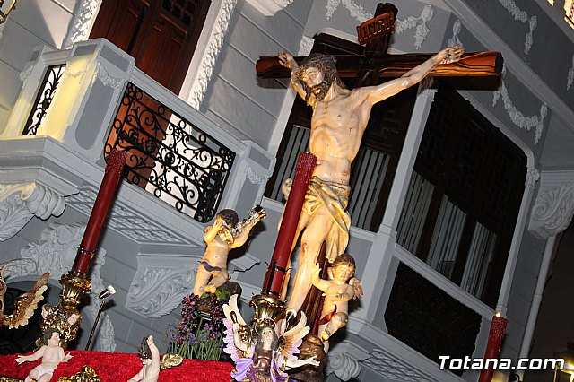 Procesin del Santo Entierro (Recogida) - Viernes Santo noche - Semana Santa Totana 2015 - 198