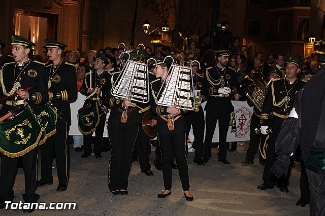 Procesin del Santo Entierro (Recogida) - Viernes Santo noche - Semana Santa Totana 2015 - 204