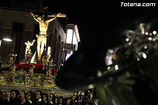 Procesin del Santo Entierro (Recogida) - Viernes Santo noche - Semana Santa Totana 2015 - 207