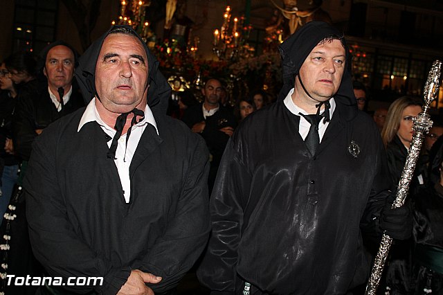 Procesin del Santo Entierro (Recogida) - Viernes Santo noche - Semana Santa Totana 2015 - 210