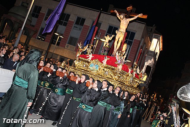 Procesin del Santo Entierro (Recogida) - Viernes Santo noche - Semana Santa Totana 2015 - 211