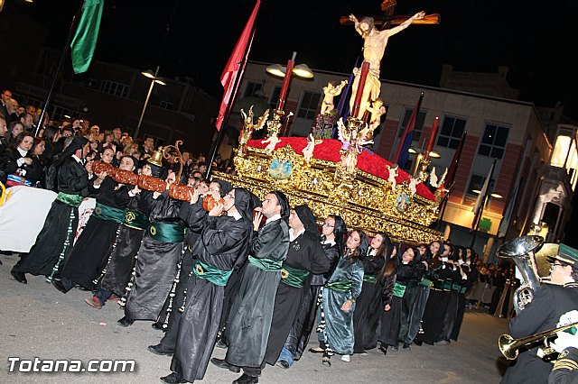 Procesin del Santo Entierro (Recogida) - Viernes Santo noche - Semana Santa Totana 2015 - 212