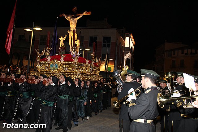 Procesin del Santo Entierro (Recogida) - Viernes Santo noche - Semana Santa Totana 2015 - 213