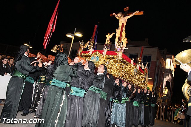 Procesin del Santo Entierro (Recogida) - Viernes Santo noche - Semana Santa Totana 2015 - 215