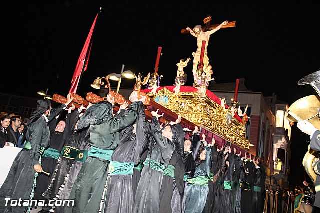 Procesin del Santo Entierro (Recogida) - Viernes Santo noche - Semana Santa Totana 2015 - 216