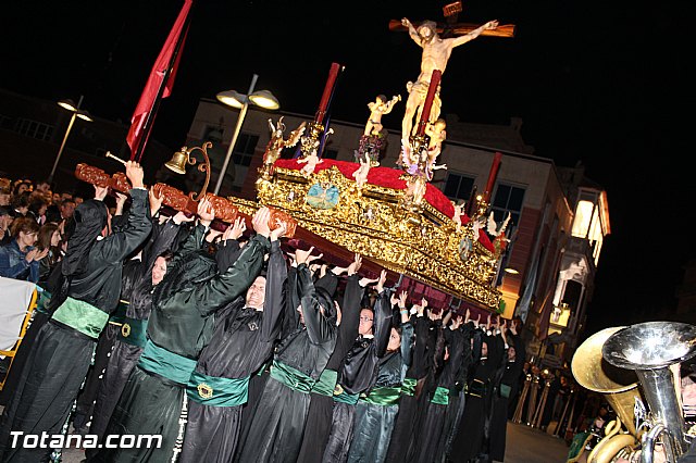 Procesin del Santo Entierro (Recogida) - Viernes Santo noche - Semana Santa Totana 2015 - 217