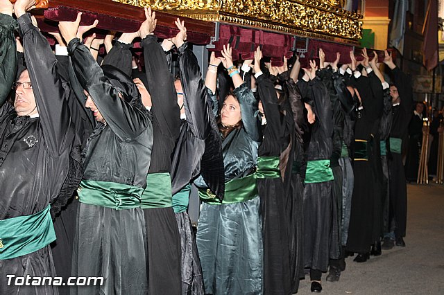Procesin del Santo Entierro (Recogida) - Viernes Santo noche - Semana Santa Totana 2015 - 218