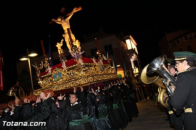 Procesin del Santo Entierro (Recogida) - Viernes Santo noche - Semana Santa Totana 2015 - 219