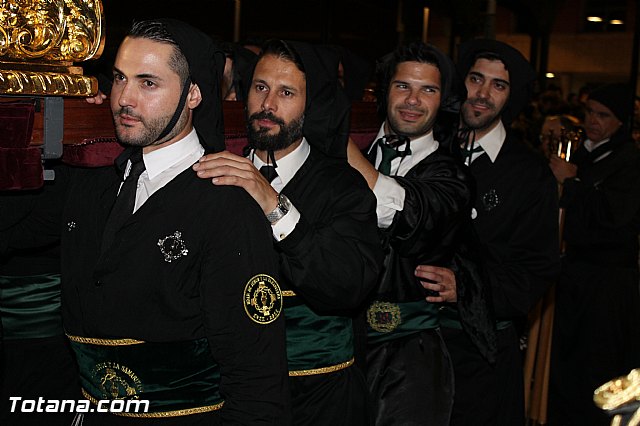 Procesin del Santo Entierro (Recogida) - Viernes Santo noche - Semana Santa Totana 2015 - 220