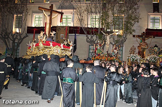 Procesin del Santo Entierro (Recogida) - Viernes Santo noche - Semana Santa Totana 2015 - 223
