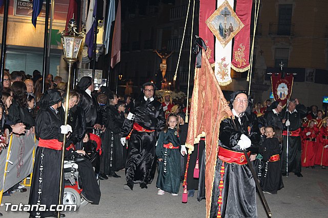 Procesin del Santo Entierro (Recogida) - Viernes Santo noche - Semana Santa Totana 2015 - 224