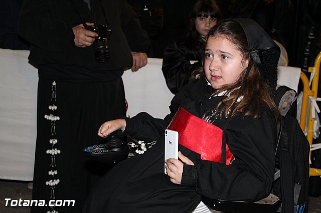 Procesin del Santo Entierro (Recogida) - Viernes Santo noche - Semana Santa Totana 2015 - 226