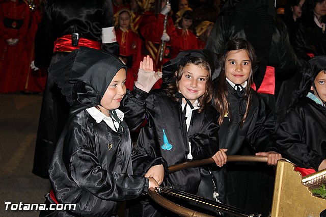 Procesin del Santo Entierro (Recogida) - Viernes Santo noche - Semana Santa Totana 2015 - 228