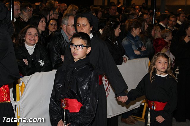 Procesin del Santo Entierro (Recogida) - Viernes Santo noche - Semana Santa Totana 2015 - 230