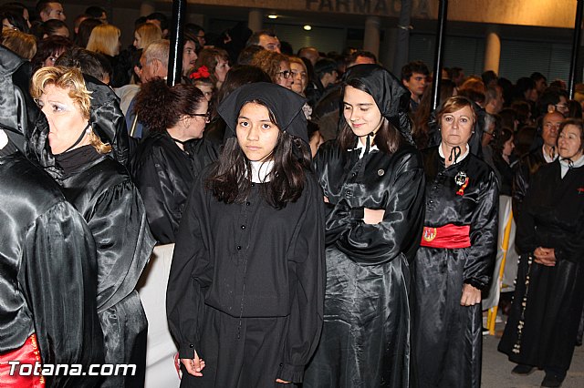 Procesin del Santo Entierro (Recogida) - Viernes Santo noche - Semana Santa Totana 2015 - 233