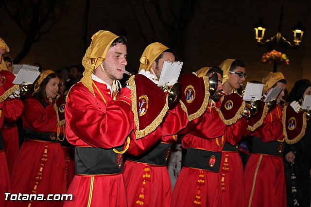 Procesin del Santo Entierro (Recogida) - Viernes Santo noche - Semana Santa Totana 2015 - 234